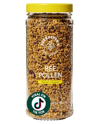 Beekeeper's Naturals - 100% Raw Bee Pollen Granules, Natural Preserved Enzymes, Source of Vitamin B, Minerals, Amino Acids & Protein - Paleo & Keto Friendly, Gluten Free (5.2 oz) | Amazon (US)