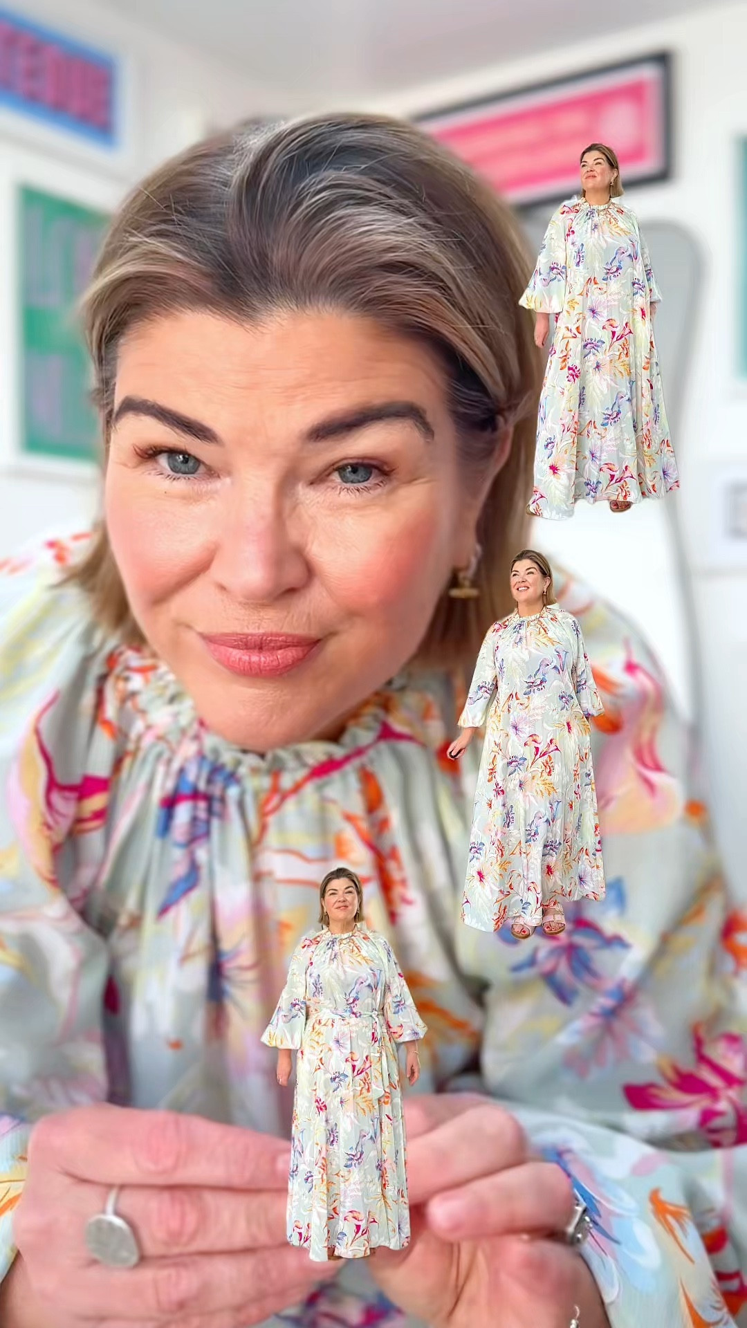 What a dress. Gorgeous for Spring into Summer. A comfort overload by in this beauty. floral and floaty 

#LTKover50style #LTKuk #LTKmidsize