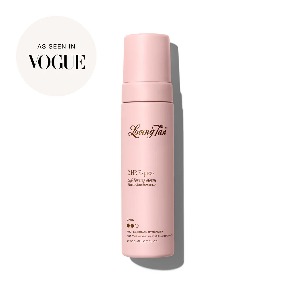 2 HR Express Self-Tanning Mousse Dark 200ml | Loving Tan - US