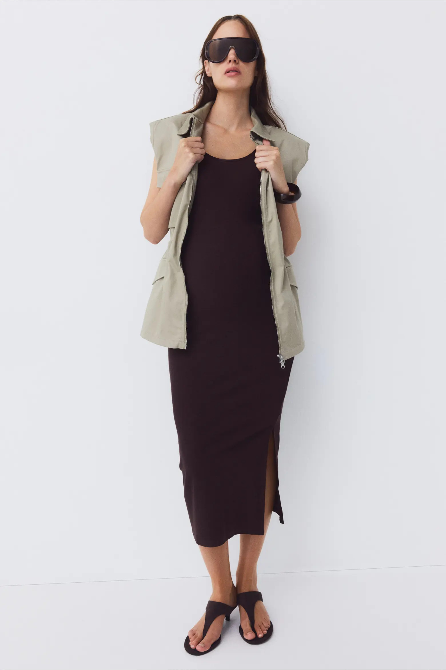 Mama Ribbed Jersey Dress (Women) | Nordstrom | Nordstrom
