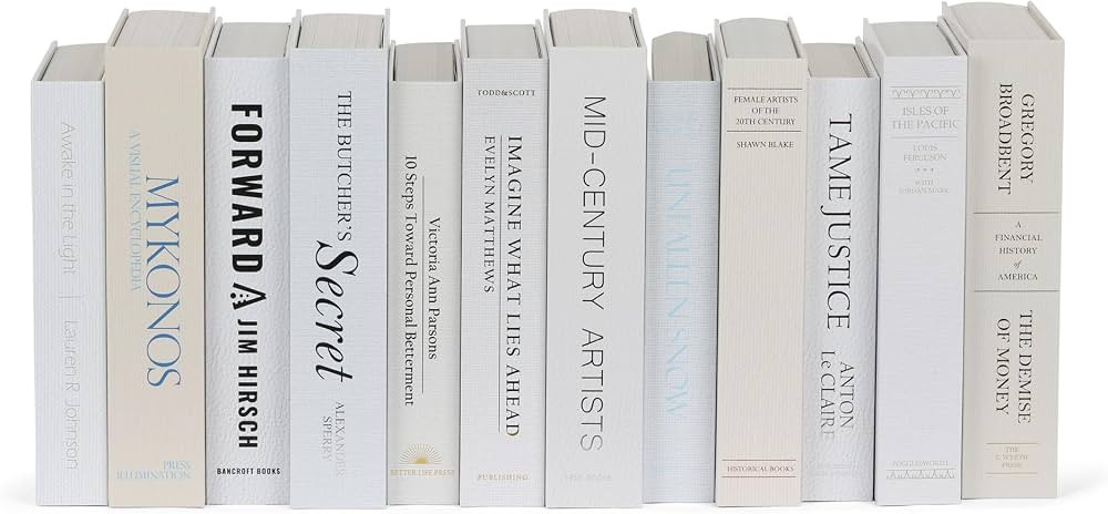 colorbloc Color Decorative Faux Books Set for Living Room, Office, Bedroom. Aesthetic Bookshelf D... | Amazon (US)