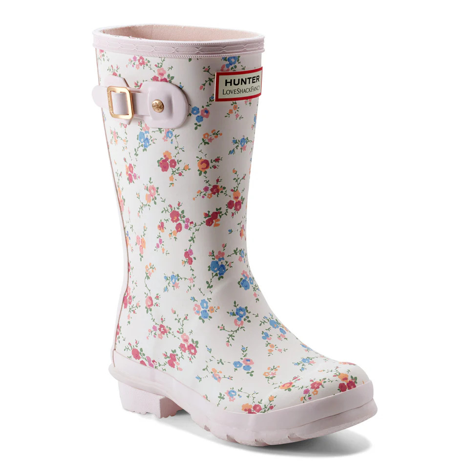Hunter x LoveShackFancy Big Kids Original Sunrise Patchwork Confetti B | Hunter Boots