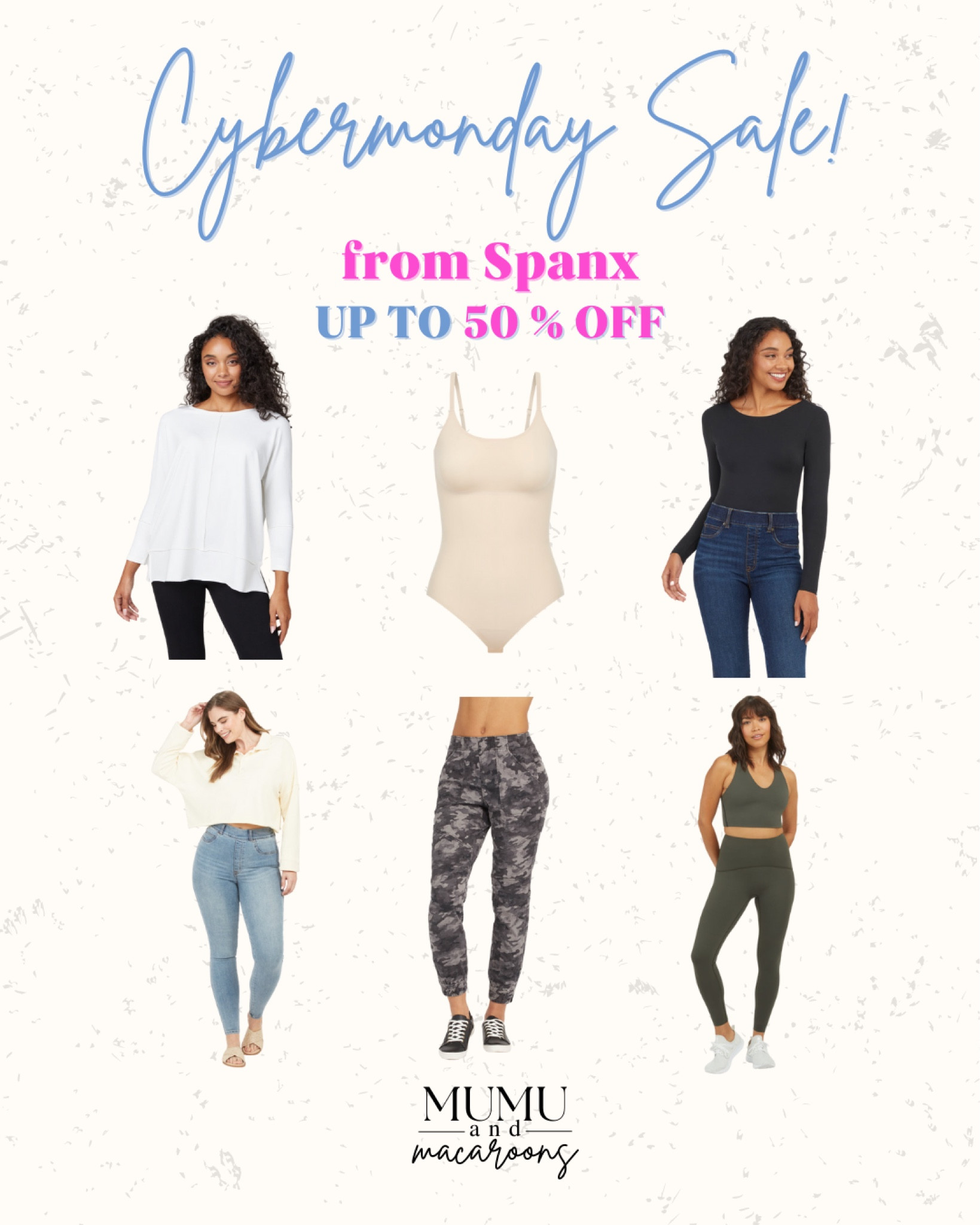 Up to 50% off fashion finds from Spanx!

#shapewear #loungewear #casualstyle #comfyclothes #cybermondaysale

#LTKCyberweek #LTKstyletip #LTKsalealert