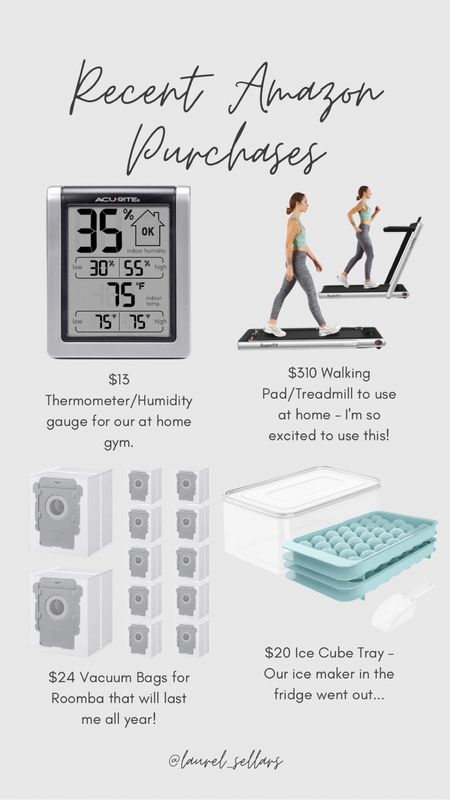 Recent Amazon Finds!

Home Gym
Walking Pad
Treadmill
Cleaning Supplies
Roomba
Ice Cube Tray
Coffee Supplies
On Sale Amazon

#LTKhome #LTKFind #LTKfit