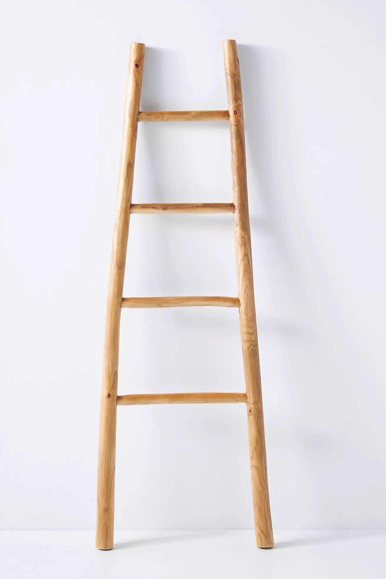 Travis Decorative Teak Ladder | Anthropologie (US)