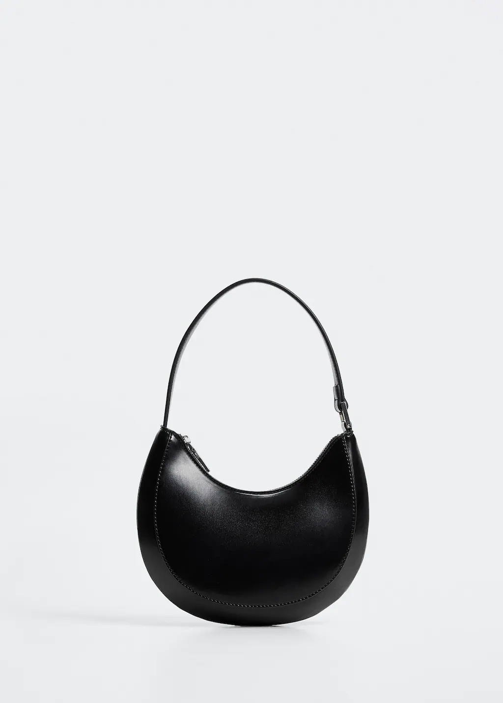 Oval short handle bag -  Women | Mango USA | MANGO (US)