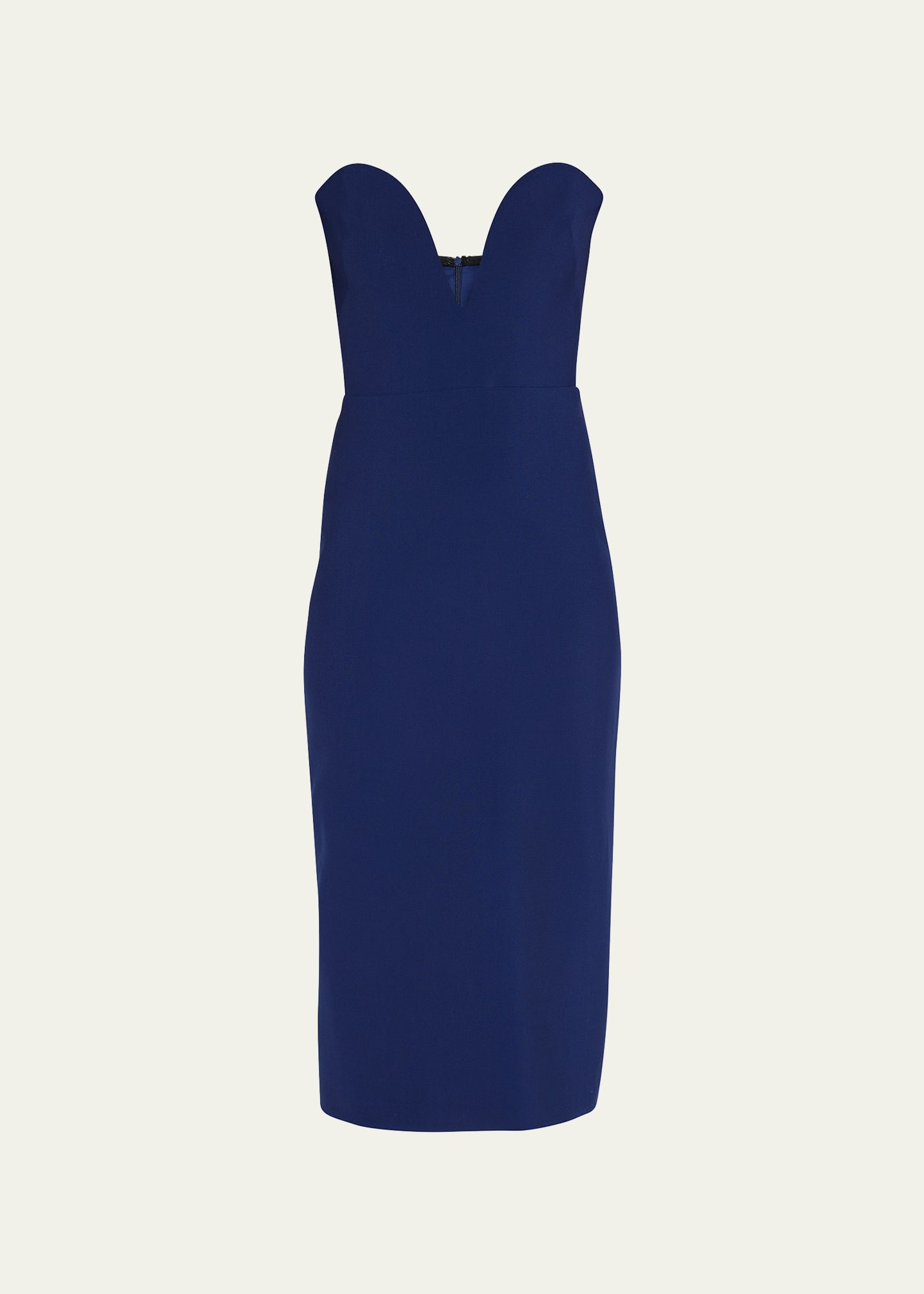 Veronica Beard Colebrook Strapless Sweetheart Midi Dress | Bergdorf Goodman