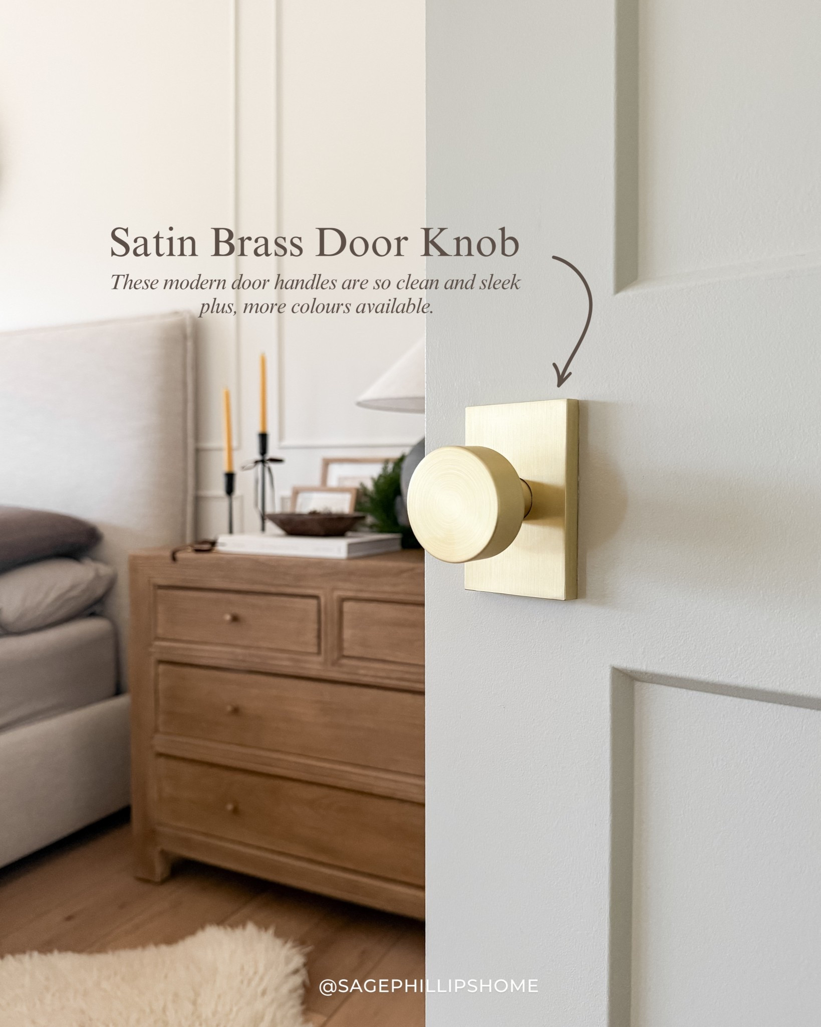 Modern. Sleek. Minimal in the best way.
I swapped out our old hardware and this door knob instantly sharpened the whole space. It’s the kind of small upgrade that feels like quiet luxury — smooth lines, solid feel, and it plays perfectly with all the warm woods in our home.

If you’re making little updates before the holidays or just craving a cleaner, more modern look, this one is so good.

#LTKhome #LTKsale #LTKholiday