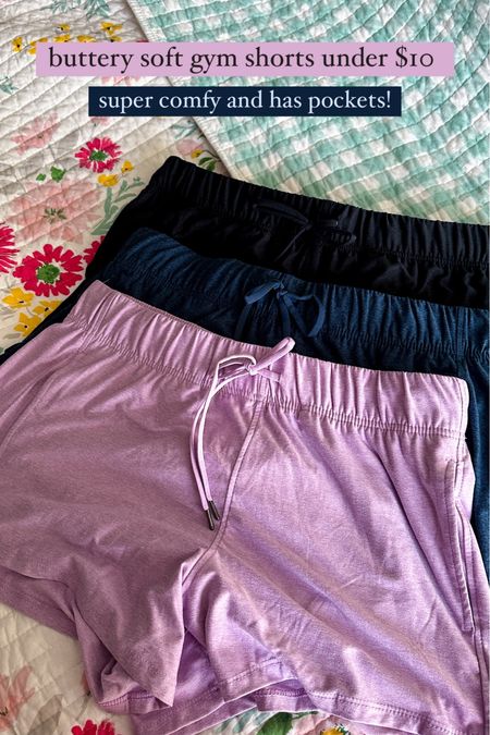 These gym shorts come in so many colors and are buttery soft! They have pockets and are great for workouts and to lounge in. I got them in large  

#LTKstyletip #LTKfitness #LTKActive