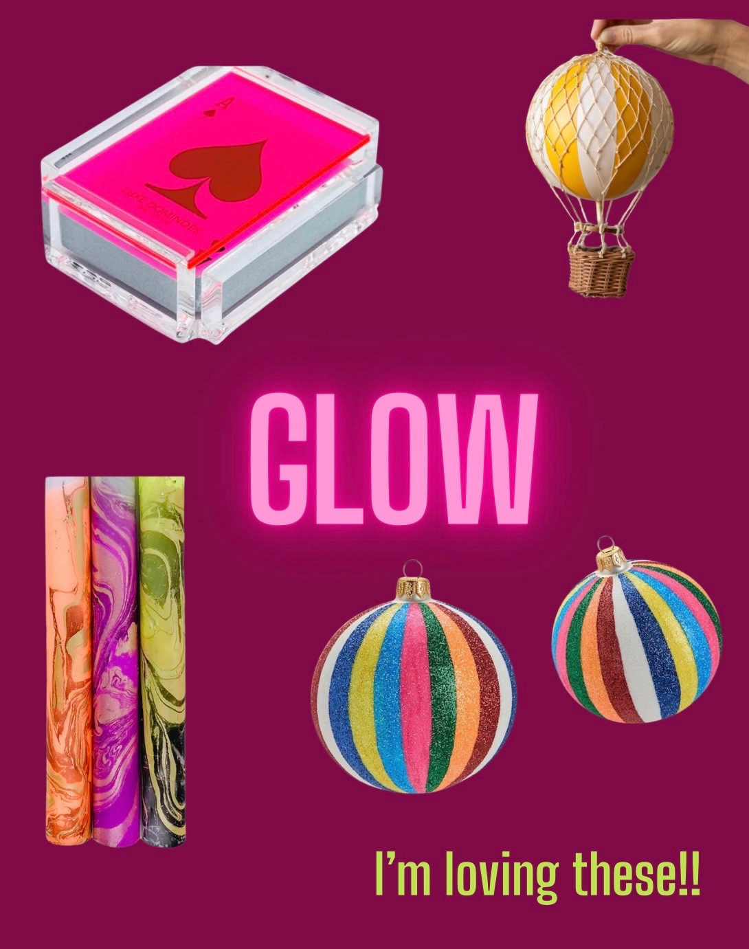 I’m loving these finds!!! Candles are from ABC Carpet & Home, Hot Air Balloon from Heirloom art. 

#LTKSeasonal #LTKGiftGuide #LTKFindsUnder50