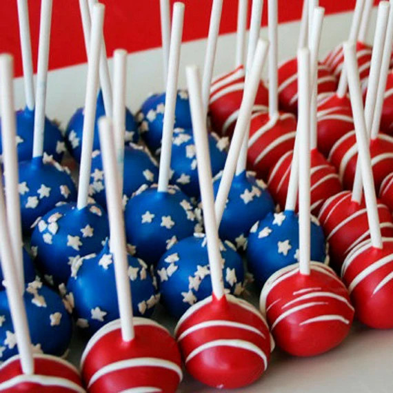 FOURTH OF JULY Cake Pops | Etsy (US)