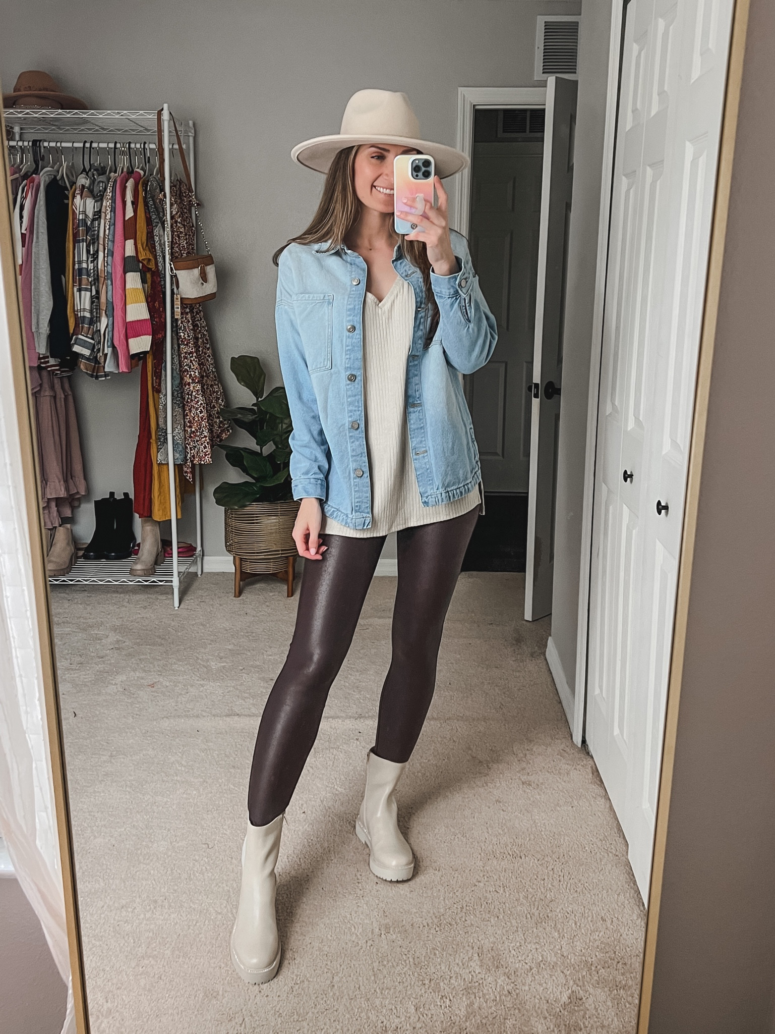 Walmart brown time and tru spanx dupe leggings!!

Walmart fall outfit
**sizing: 
Shacket -xs, wish it was a small
tunic- small, very oversized
leggings- small, tts 
boots- 8, I sized down a half size since they don’t coke in half sizes 


#LTKSeasonal #LTKunder50 #LTKstyletip