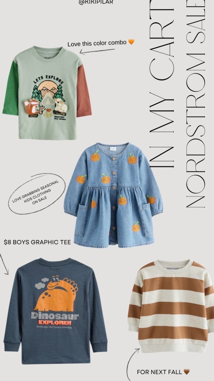 Recent order Nordstrom 
Kids Nordstrom haul
Kids clothing sale Nordstrom 
Nordstrom sale
Seasonal kids clothes on sale
Girls denim dress on sale
Girls pumpkin dress on sale
Girls fall dress on sale
Boys fall clothing sale
Boys graphic tee on sale
Kids graphic tee on sale 
Toddler boy clothing sale
Toddler girl clothing sale
What I bought from Nordstrom for my kids 

#LTKBaby #LTKKids #LTKSaleAlert