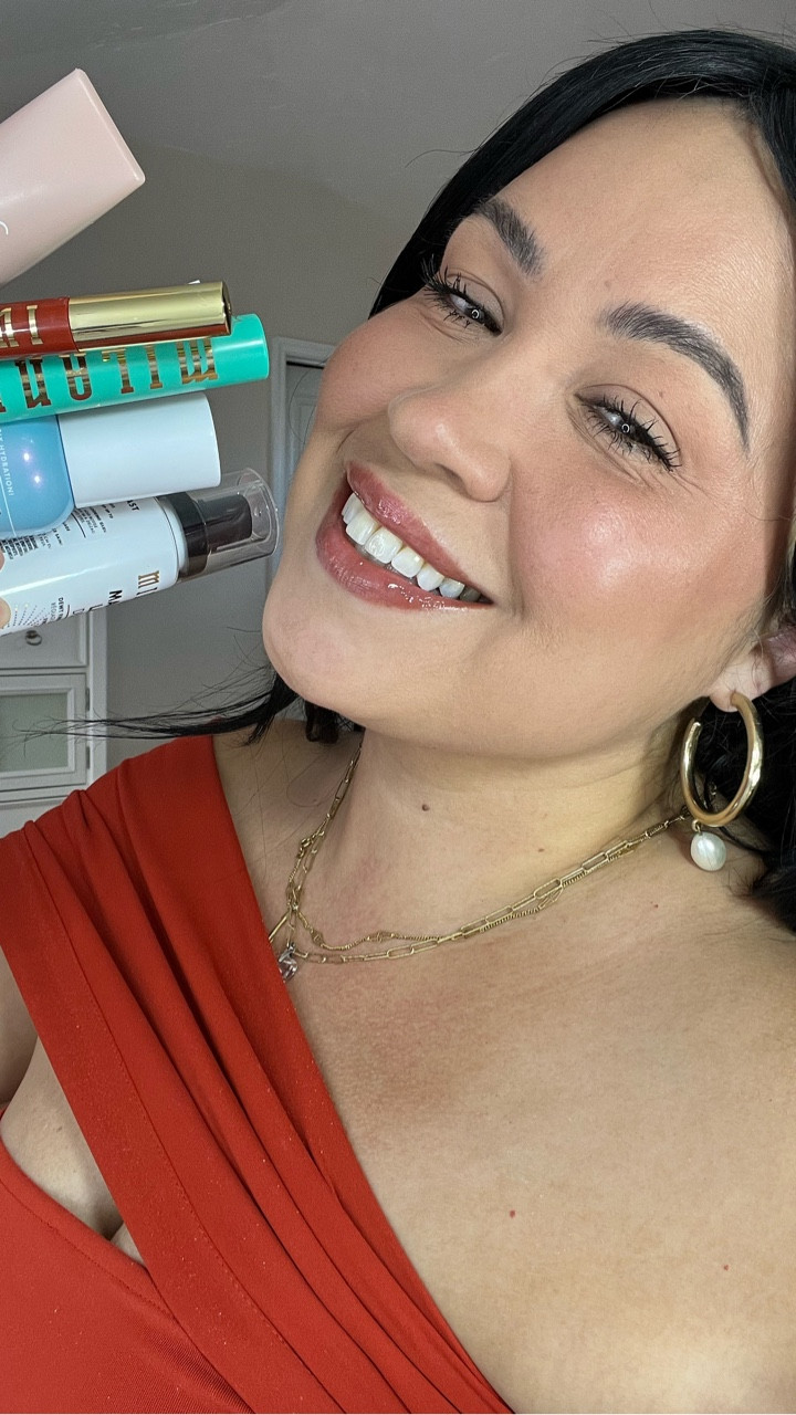 All drugstore, mature skin, 5 MINUTE makeup routine in Order. 

All products will be posted in my bio #ltk 🩷

@nyxcosmetics micro brow pencil 
@elfcosmetics 
Thirst burst drops 
Halo Glow Skin Tint shade 8 medium 
@milanicosmetics 
Cheek kiss liquid blush and glow shade 150 cafe
Make it last dewy setting spray 
Highly Rated lash extensions tubing mascara 
Keep it Full Glossy Plumping Balm shade Spice
@maybelline Superlock brow glue
@lorealparis infallible blur-fection loose setting powder shade 10 light pink
#matureskinmakeup #matureskin #nofiltermakeup #affordablemakeup #nofiltermakeup #5minutemakeup #everydaymakeup #makeupover40 #makeupover50

#LTKOver40 #LTKBeauty #LTKFindsUnder50