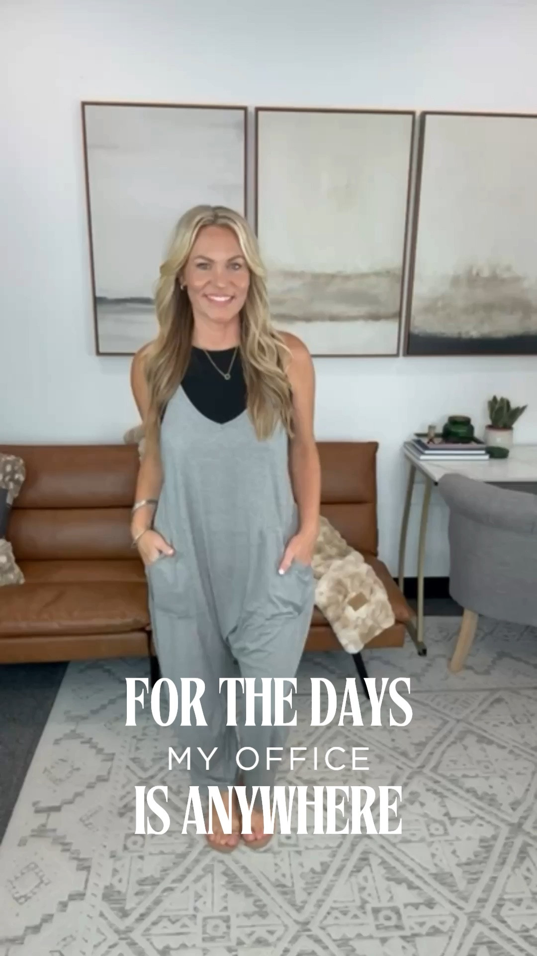 Some workdays happen at a desk and others happen between meetings, travel and wherever I can open my laptop. This jumpsuit is exactly what I want for those days: comfortable enough to move in, but easy to layer so I still feel ready for whatever is on my calendar.

Casual jumpsuit, work from anywhere outfit, travel outfit, layered outfit, comfortable style, everyday jumpsuit, business casual, workday outfit, casual workwear, versatile outfit, AudrieDollins

#LTKTravel #LTKootd #LTKActive