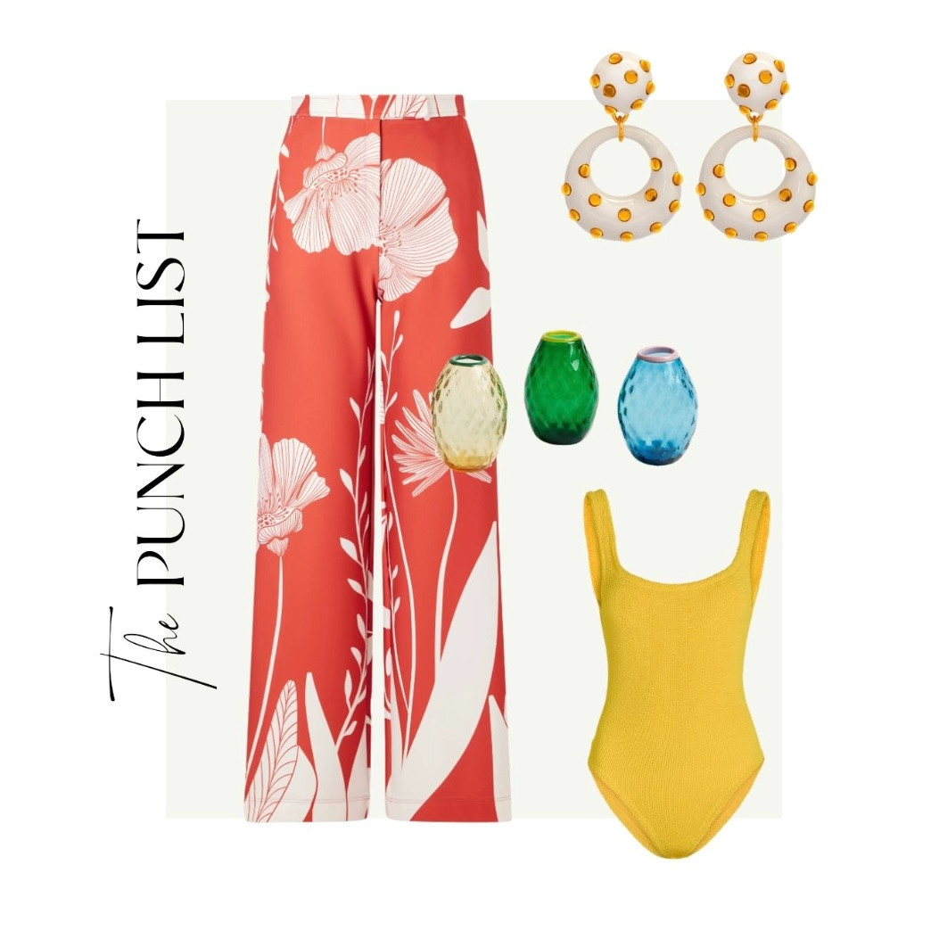 THE PUNCH LIST: Your one-way ticket to Portofino! Coffee table books, swimsuits, sandals, and more. 

 