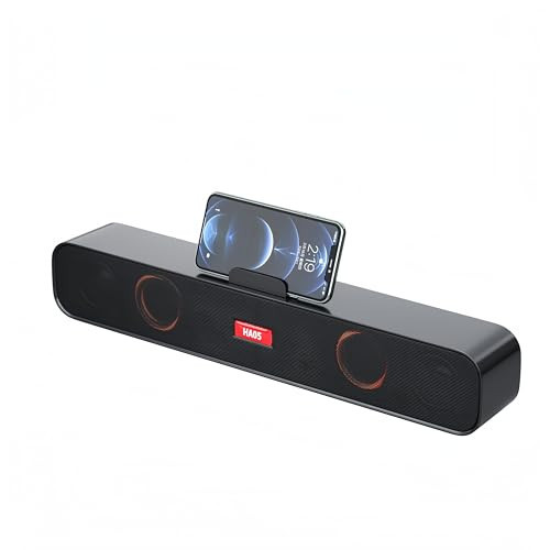 COHPWU Bluetooth Speaker, Suitable for Computers/Tablets/Smartphones,SquareAppearance,with Mobile Phone Holder, It Can Be Used As Video Playback Speaker Simple and Elegant, | Amazon (US)