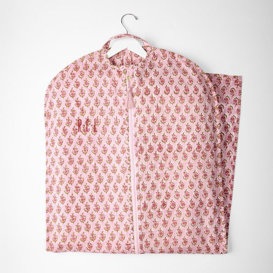 Block Print Garment Bag | Mark and Graham