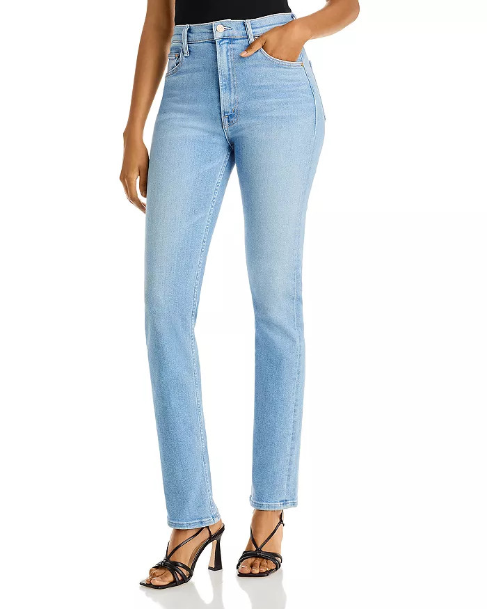 High Waist Rider Skimp Straight Leg Jeans in Highlife | Bloomingdale's (US)