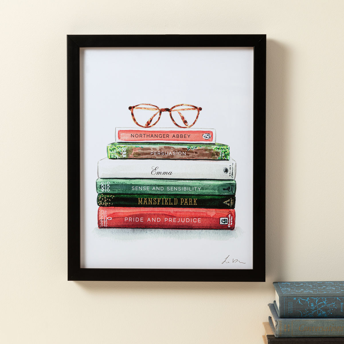 Jane Austen Novel Collection Print | UncommonGoods