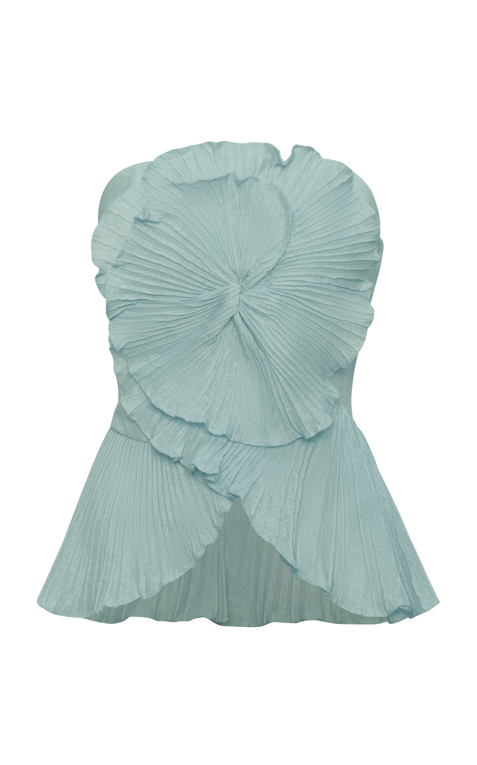 Imara Pleated Linen Top | Moda Operandi (Global)