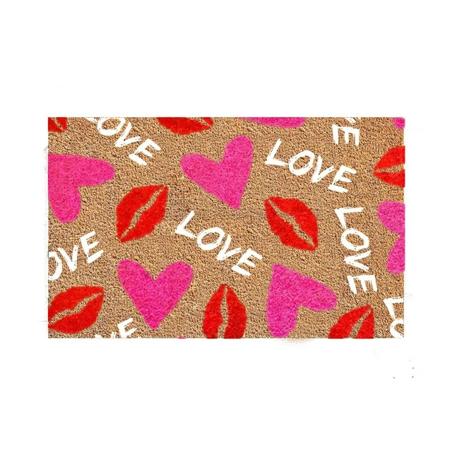 Valentine's Day Floor Mats Holiday Mats Welcome Door Mats Polyester Door Mats Acrylic Throw Blank... | Walmart (US)