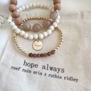 hope always | @ruthieridley | three bracelets | Reef rain aria
