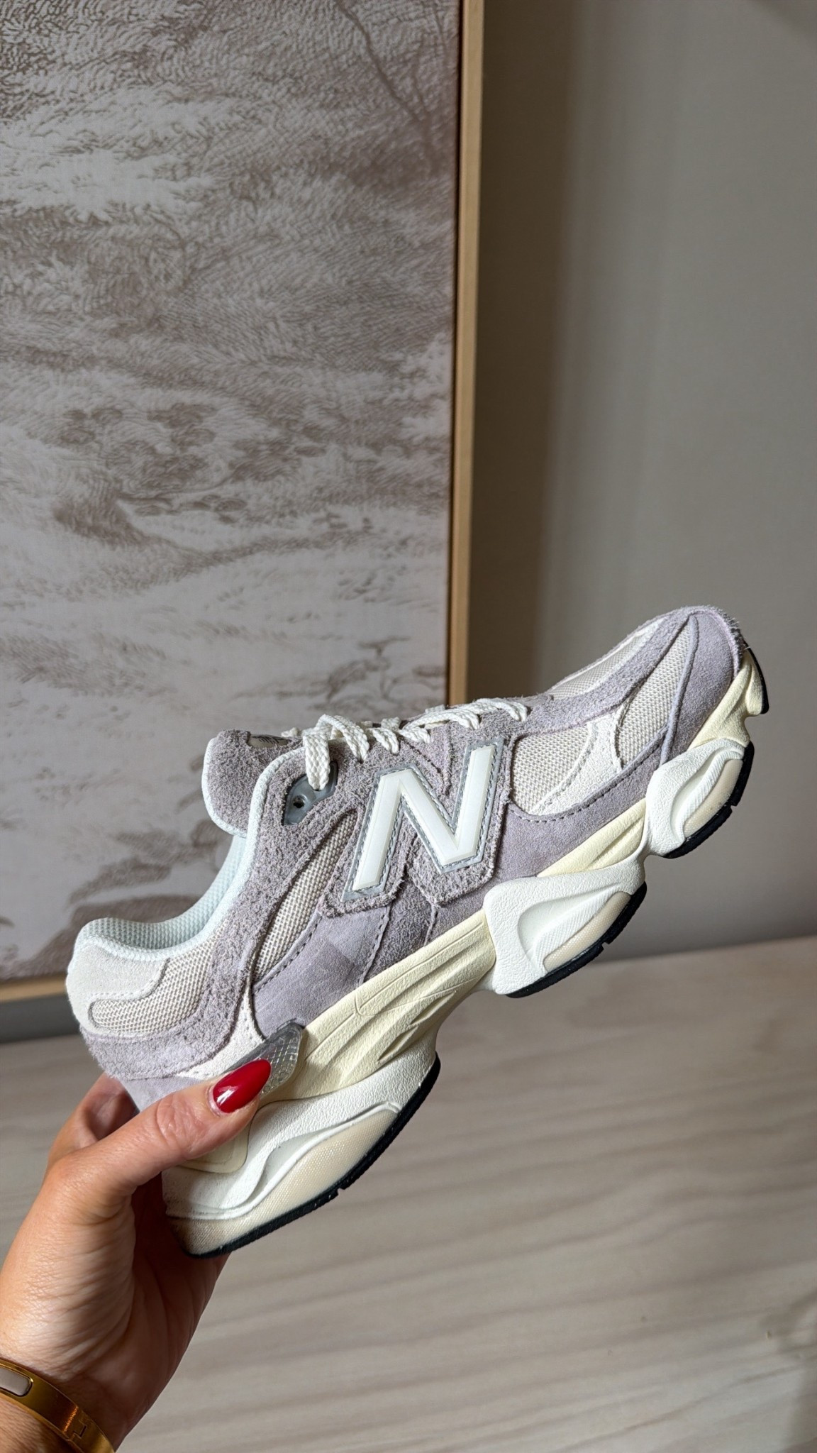 New New Balance 9060s! How perfect is this gray/lilac color!?! Got my true size & have been wearing nonstop to the gym! 

Sneakers, workout, active 

#LTKActive #LTKgrwm #LTKdayinmylife