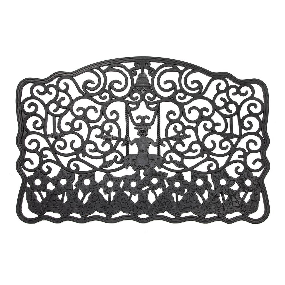Mrs. Powers Rubber Door Mat | MacKenzie-Childs