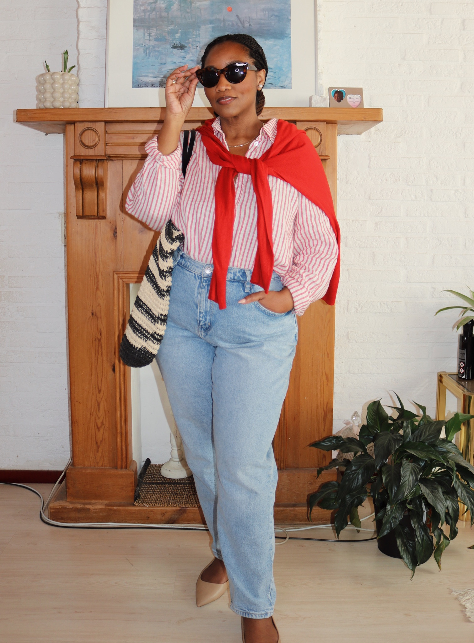 Classic red striped shirt with jeans combo. Perfect for spring/summer 

#LTKstyletip #LTKcurves #LTKeurope