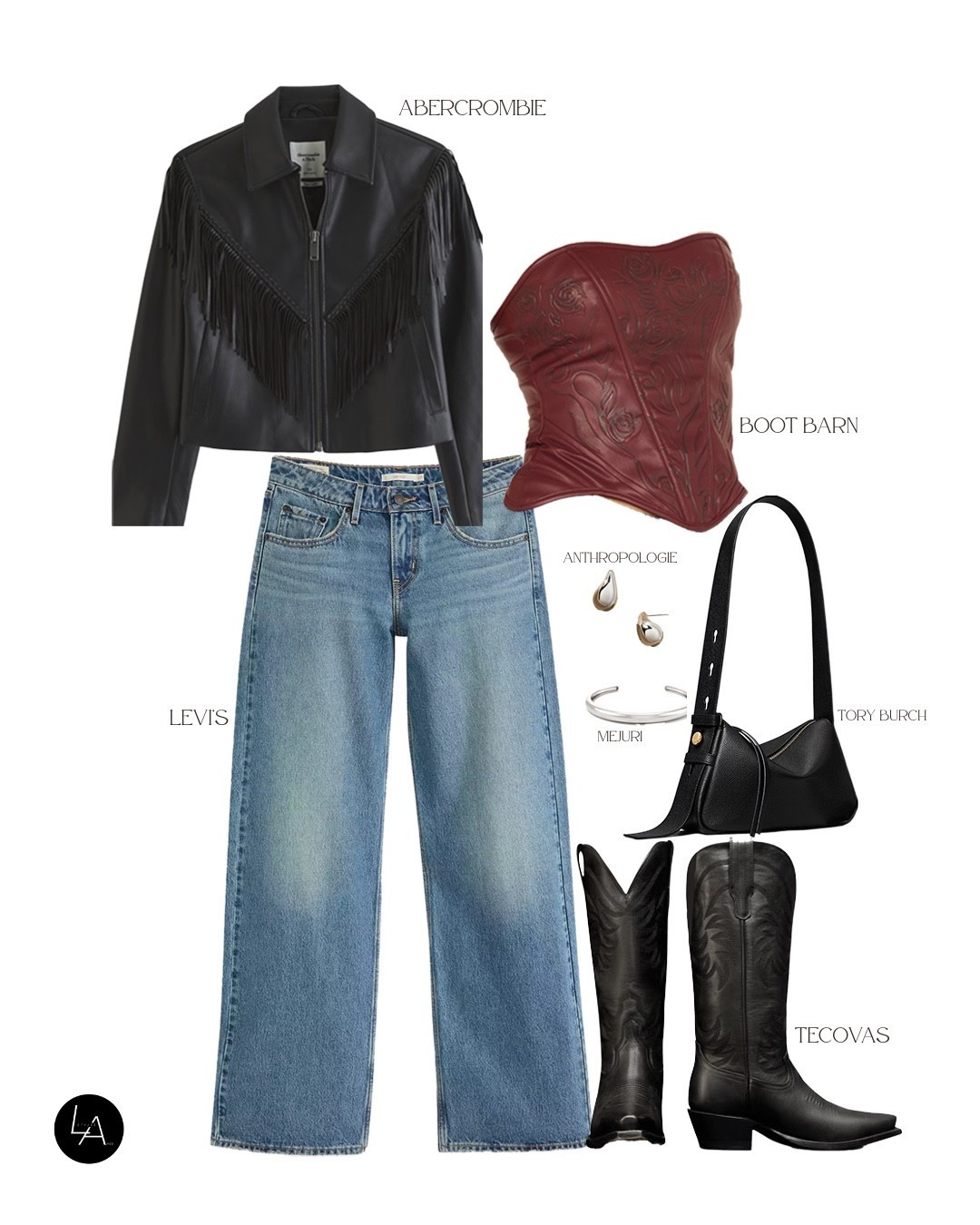 Nash inspo 🍸

#stylist #style #outfitinspo #leather #denim #fringe #cowboy #boots #nashville 

#LTKgrwm #LTKootd