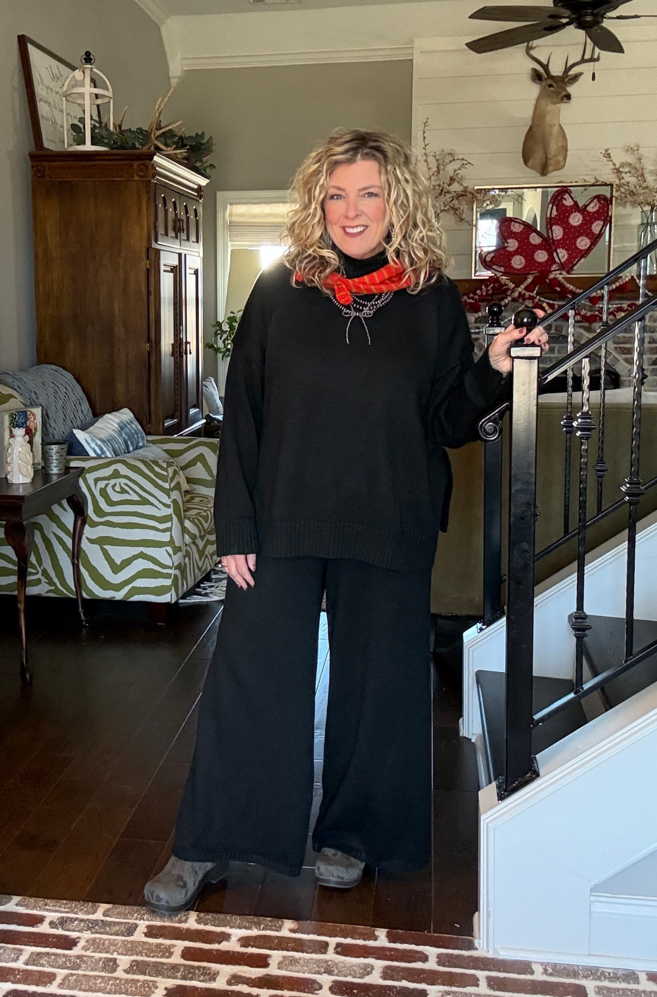 It’s freezing again so here I am trying to stay warm 

#LTKOver40 #LTKootd #LTKmomlife