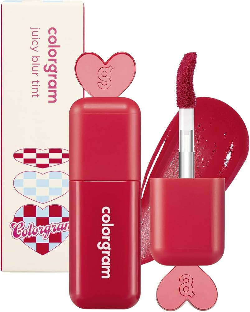 COLORGRAM Juicy Blur Tint 03 Class Apple | Daily Semi-Matte, Semi-Glossy, Long-Lasting Lip Stain,... | Amazon (US)