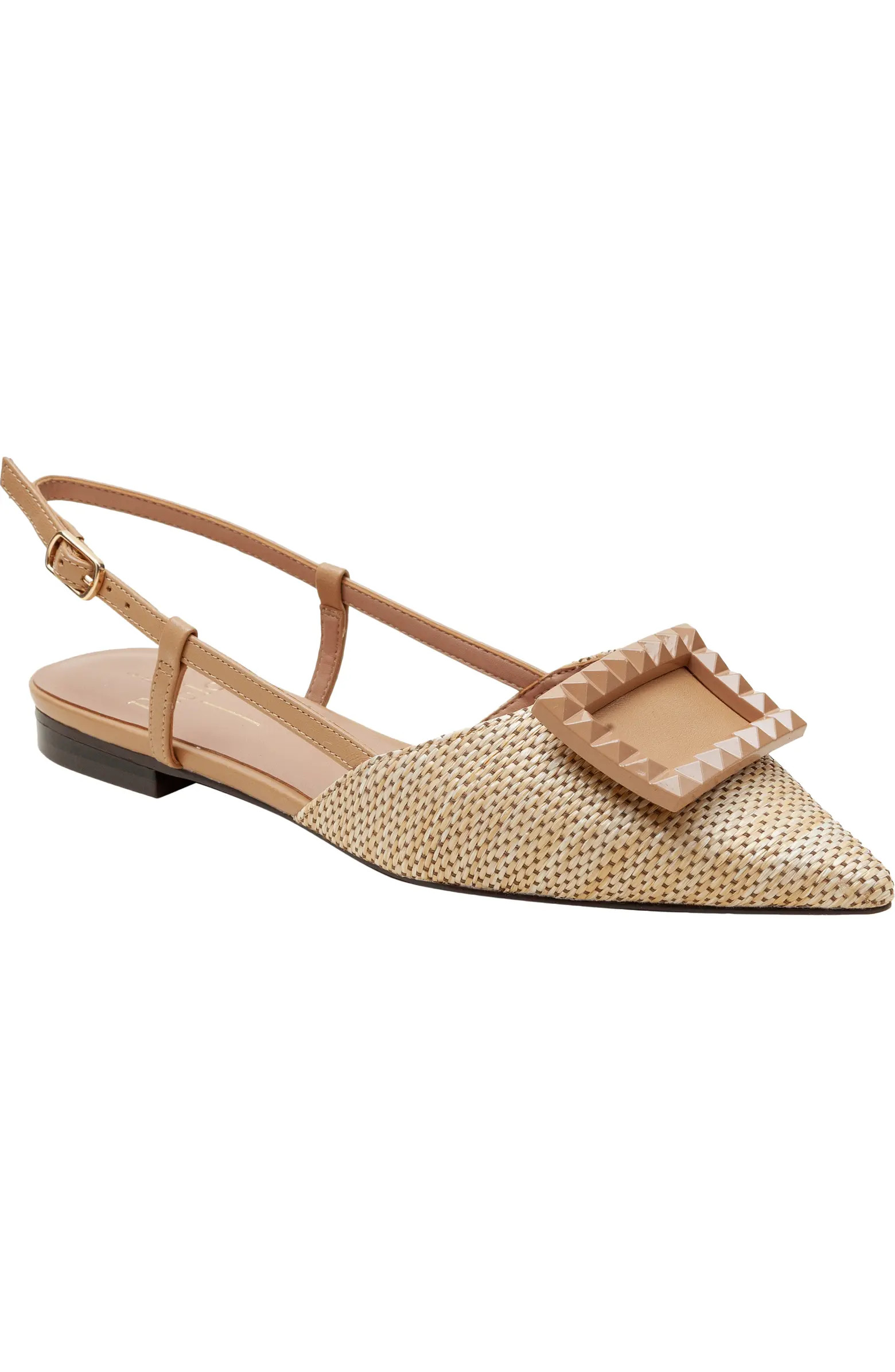 Carmen Slingback Pointed Toe Flat (Women) | Nordstrom