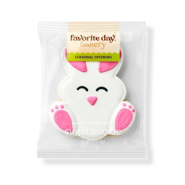 Easter Bunny Decorated Cookie - 2.12oz - Favorite Day™ | Target