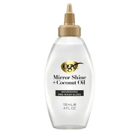 OGX Mirror Shine + Coconut Oil Nourishing Pre-Wash Gloss 4 fl. oz | Walmart (US)