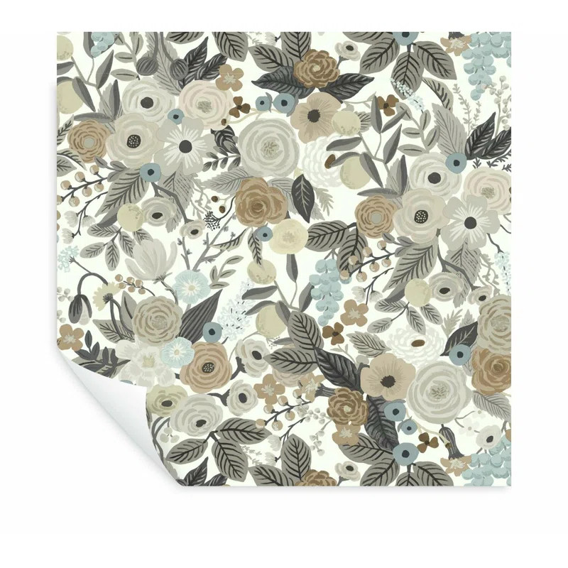 Garden Party 20' L x 27" W Peel and Stick Wallpaper Roll | Wayfair North America