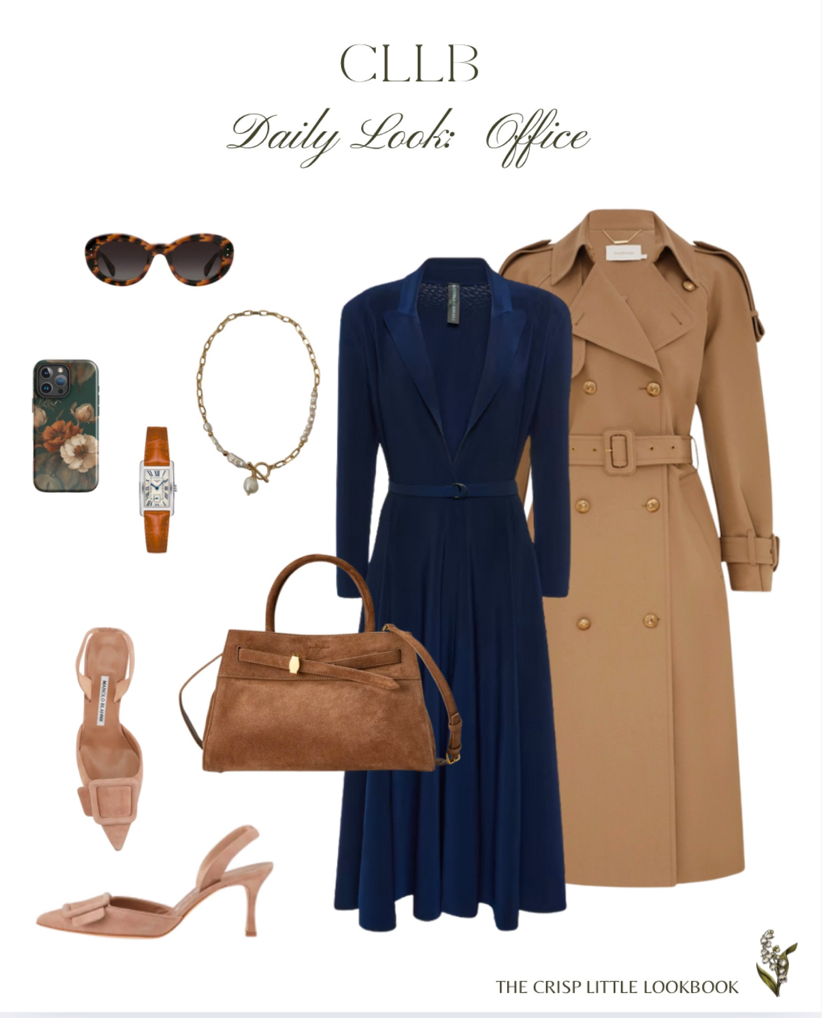 Classic navy & camel work or office outfit ✨ 

#LTKStyleTip #LTKWorkwear #LTKOver40