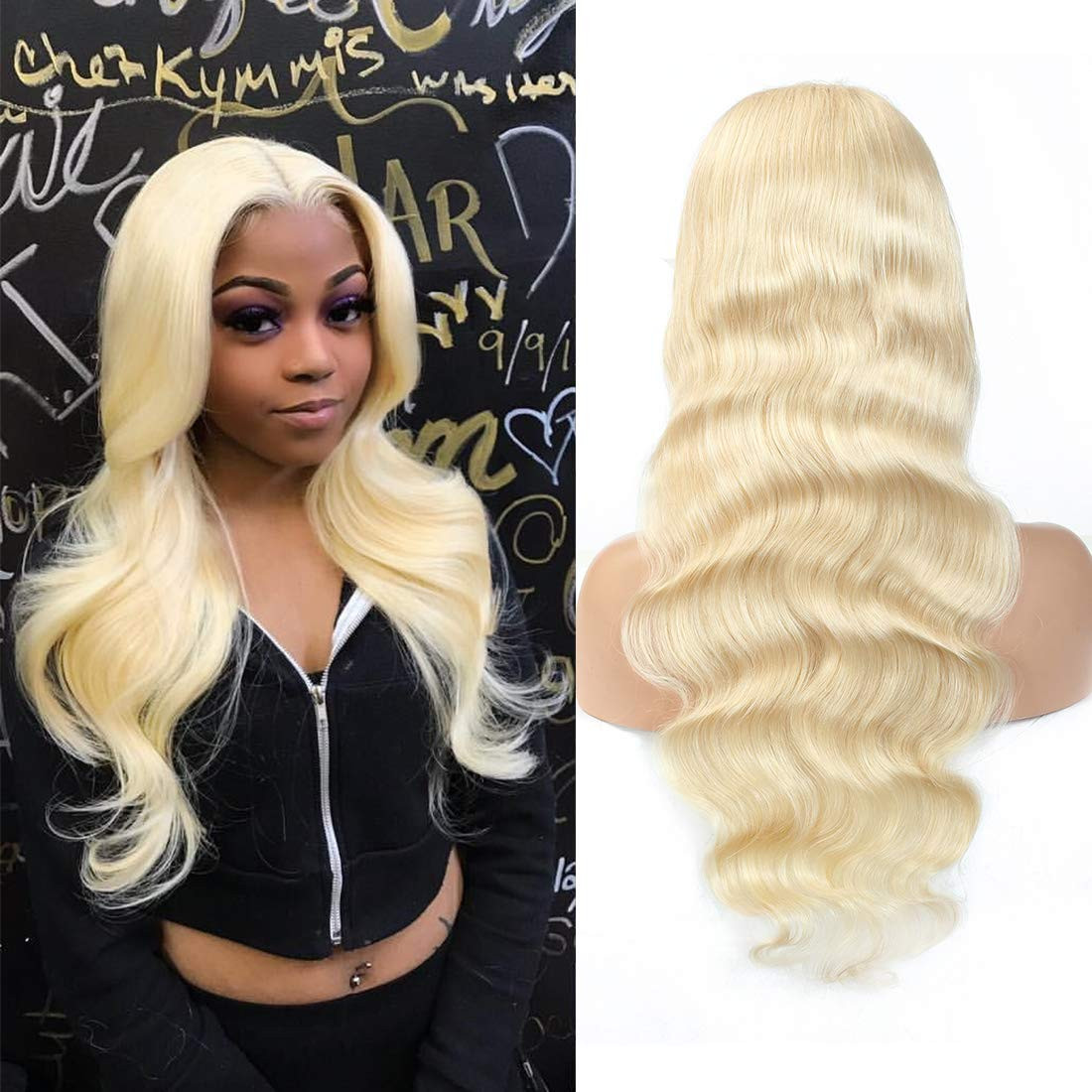 30 Inch 613 Lace Front Wig Human Hair Blonde Wig Human Hair For Black Women 13x4 Blonde Body Wig Hum | Amazon (US)