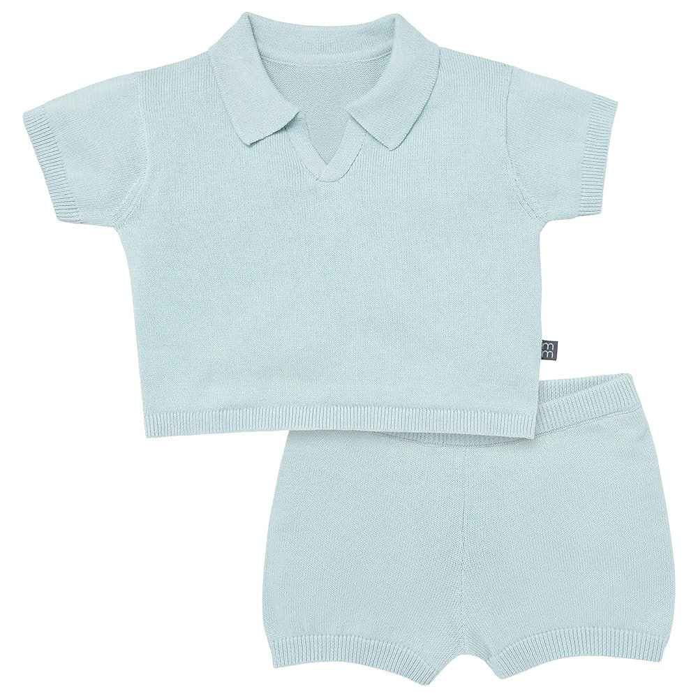Modern Moments by Gerber Baby Boys 2-piece Johnny Collar Sweater and Short Set | Amazon (US)