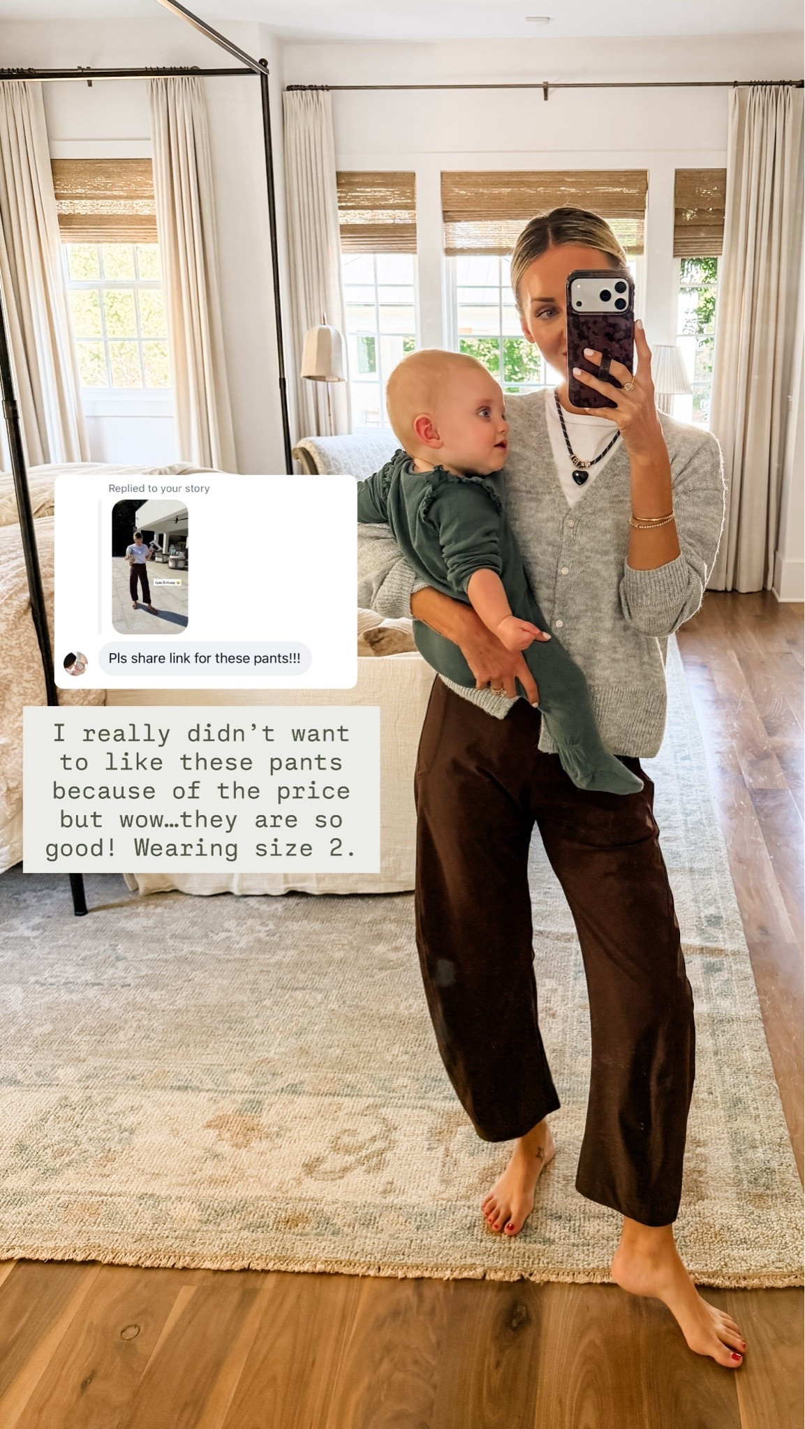 The pants that are worth the hype 😍 an investment piece but I’ve been wearing them so much! Wearing small cardigan, 2 pant

Loverly grey, brown barrel pants, gray cardigan, fall outfit ideas

#LTKSeasonal #LTKootd