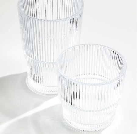 Ribbed glassware #crateandbarrel #glassware #ribbedglassware #drinkingglasses #coffeebar

#LTKSale #LTKFind #LTKhome