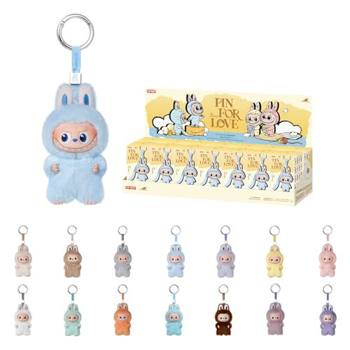 POP MART The Monster PIN for Love Series - Vinyl Plush Pendant Blind Box (A-M), Labubu Collectible Toys, Holiday Birthday Gifts for Girls and Boys, Whole Set | Amazon (US)
