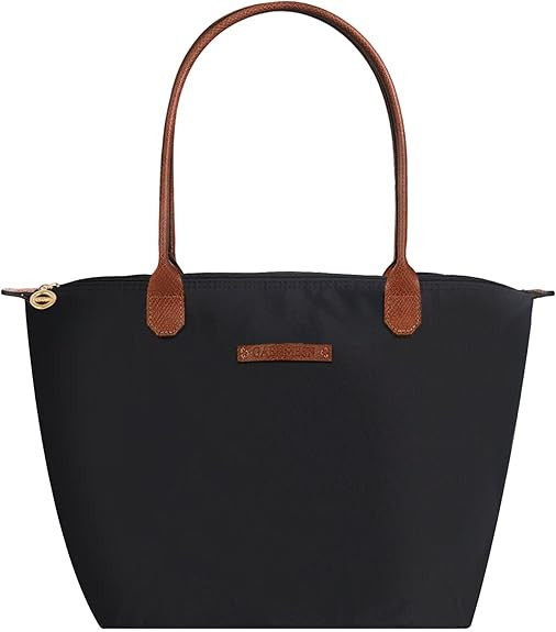 Waterproof Nylon Tote bag for Women Lightweight Designer Handbag with Zipper Stylish and Durable ... | Amazon (US)