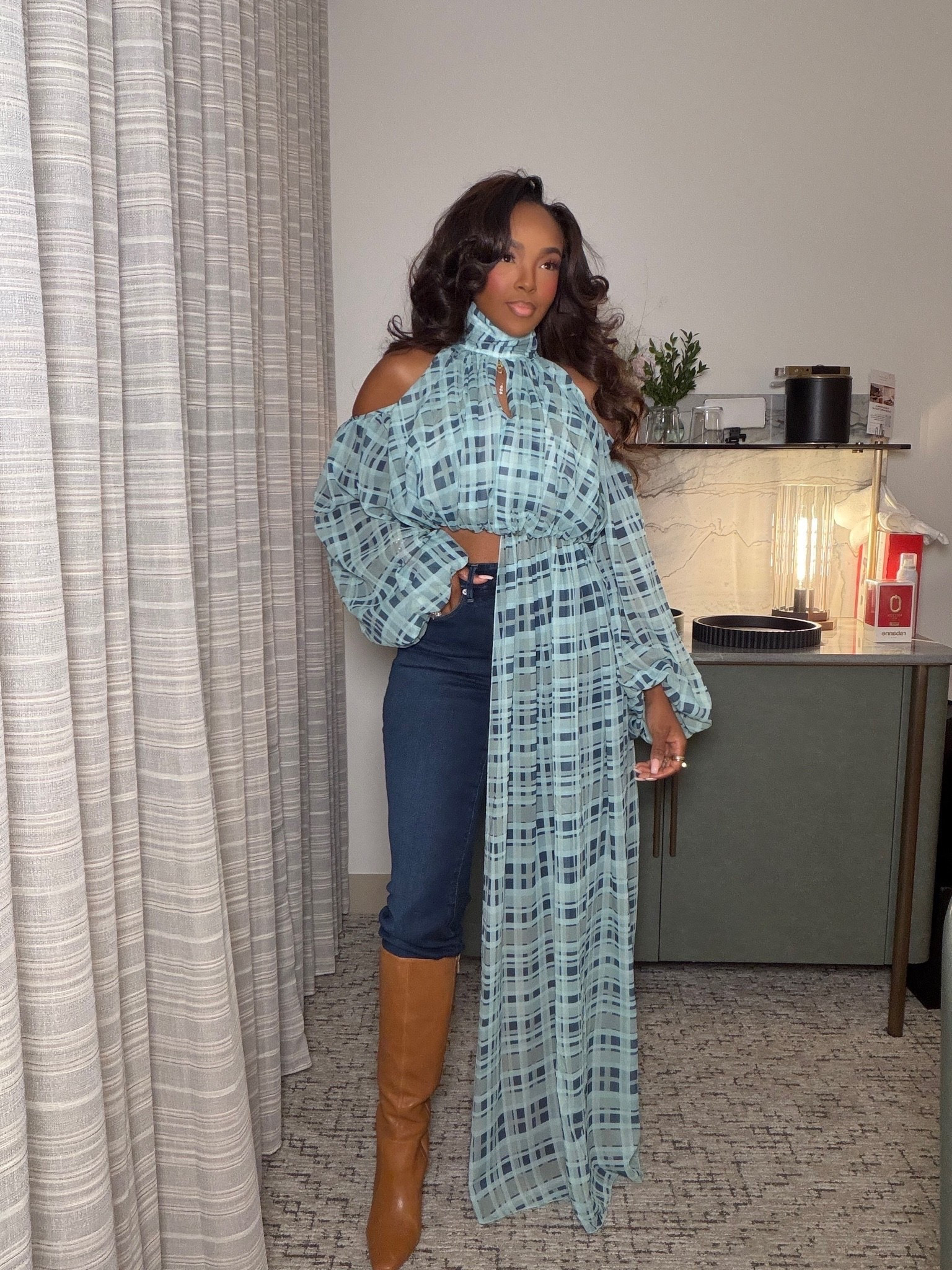 THE BLOUSE IS THE OUTFIT 🩵

When one piece does all the work. The dramatic cold-shoulder silhouette and cascading detail instantly elevate classic denim—perfect for dinner, brunch, cocktails or a night out.

Wearing: Size Small | 5’4” | 140 lbs | 34D-27-40

statement blouse, blue blouse outfit, cold shoulder top, jeans and blouse outfit, elevated denim outfit, dinner outfit women, brunch outfit inspiration, going out outfit, statement top outfit, petite fashion, chic denim outfit, dressy casual outfit

📲 Download the FREE LTK app & follow me (@kirasfashionfinds).

#LTKPetite #LTKStyle
