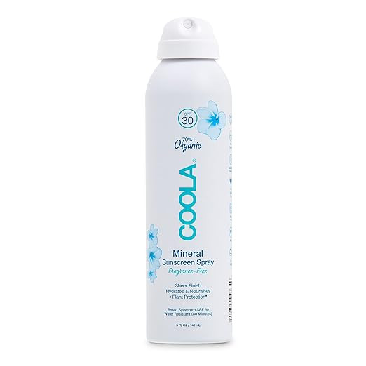 COOLA Organic Mineral Sunscreen SPF 30 Sunblock Spray, Dermatologist Tested Skin Care for Daily P... | Amazon (US)