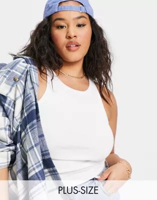 Cotton:On Curve tank top in white | ASOS (Global)