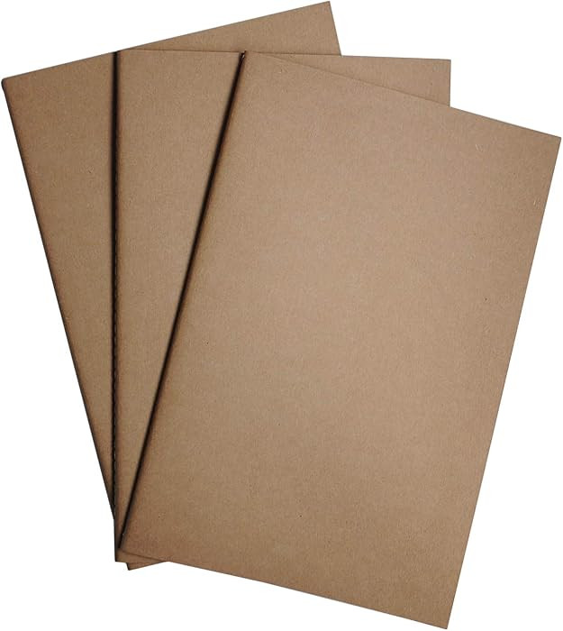 Wanderings A5 Lined Travelers Notebook Insert / A5 Journal Refill | 5.5" x 8.3" (14 x 21cm) | 3 B... | Amazon (US)