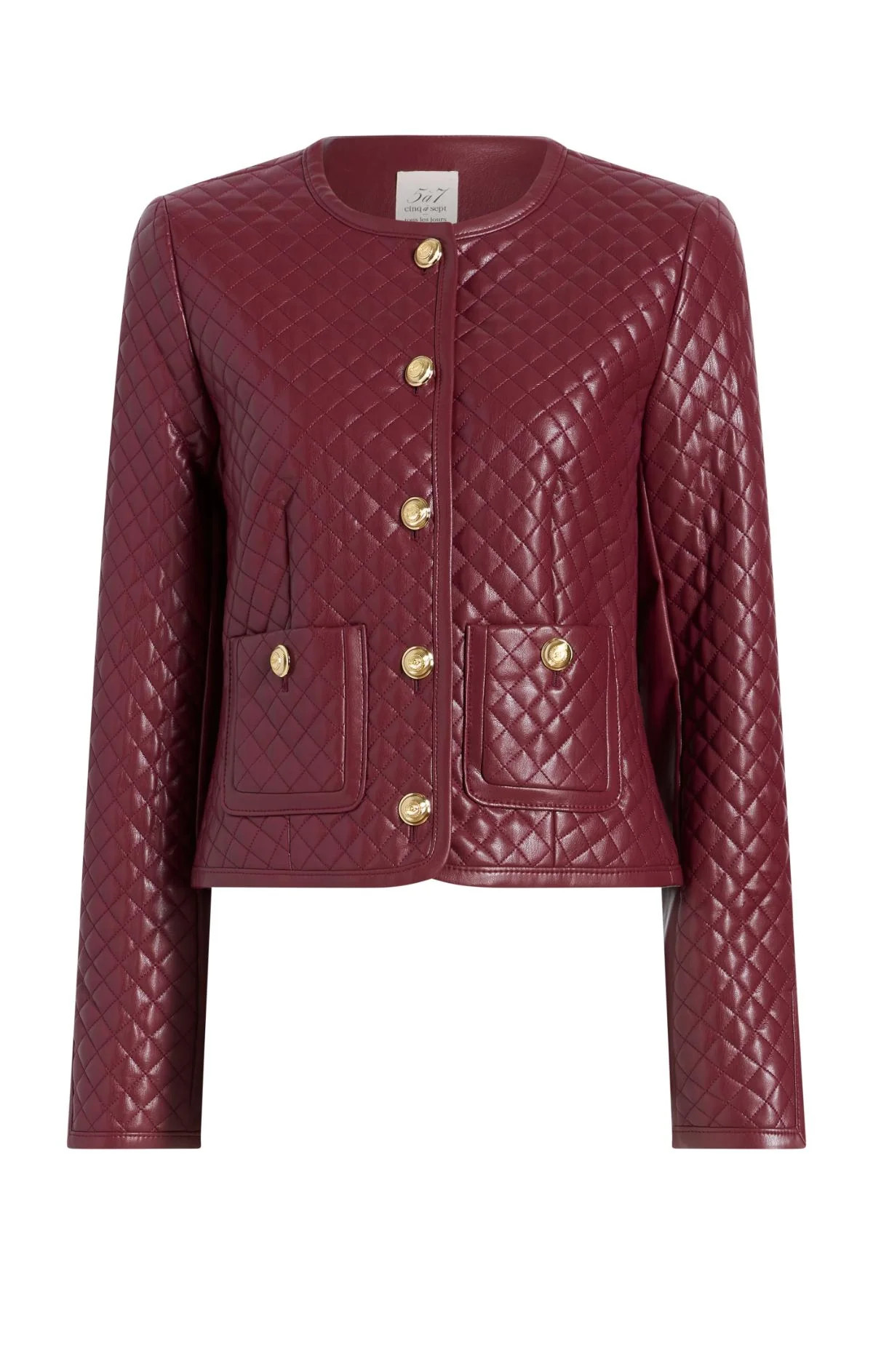 Vegan Leather Brooke Jacket | Cinq à Sept