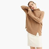 Mockneck pullover sweater in cashmere | J.Crew US